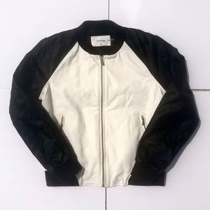 CALVIN KLIEN LEATHER JACKET